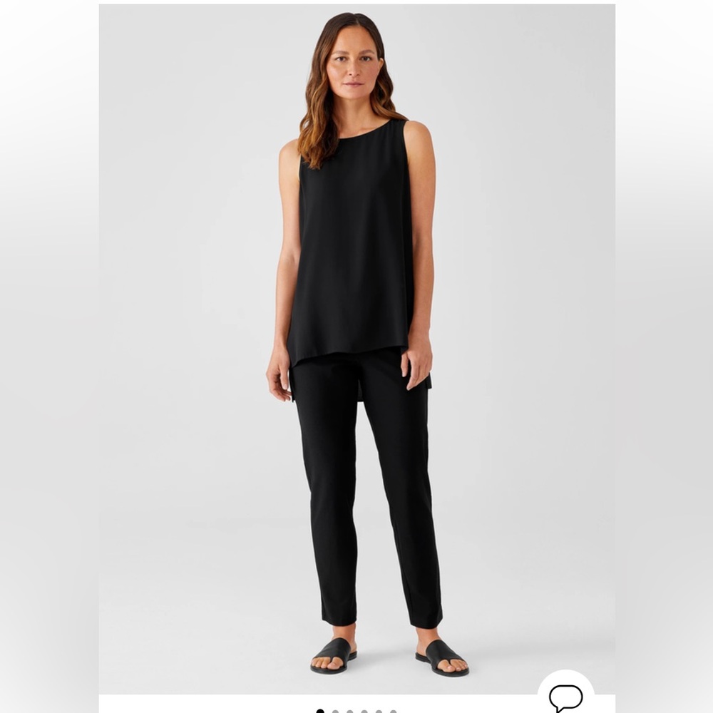 Eileen Fisher Washable Stretch Crepe Pant